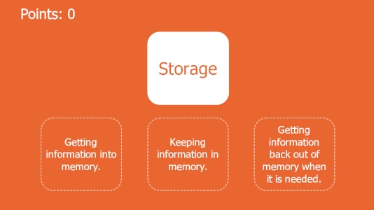 Memory and Aging Program Screenshot